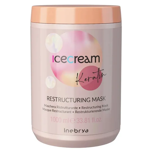 INEBRYA Ice Cream Keratin Restructuring Mask 1000ml