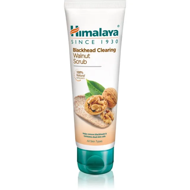 Himalaya Herbals Gentle Exfoliating Walnut Scrub Puhastav koorimine näole 75 ml