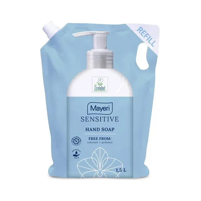 Vedelseep Sensitive täitepakend, MAYERI, 1,5 l