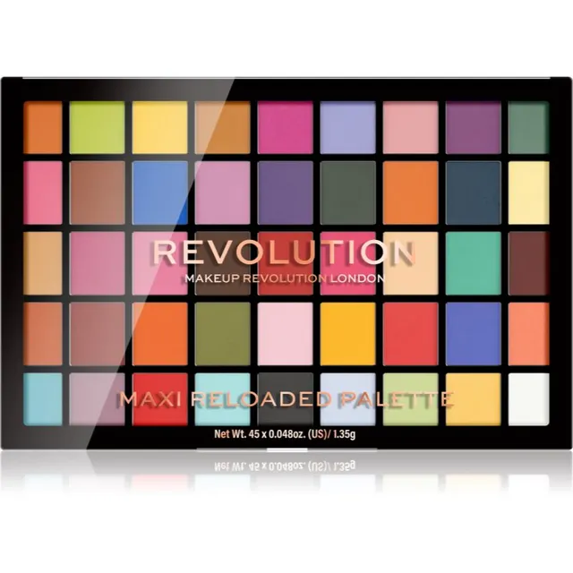 Revolution Maxi Reloaded Palette Lauvärvipalett varjund Monster Mattes 45x1.35 g