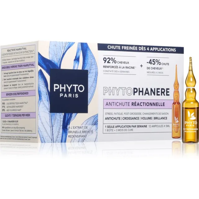 Phyto PhytoPhanere Reactive Hair Loss Treatment Ampullid juuste väljalangemise vastu 12x5 ml