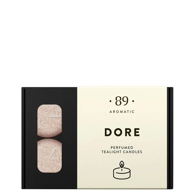 AROMATIC 89 Perfumed Tealight Candles Dore 12pcs