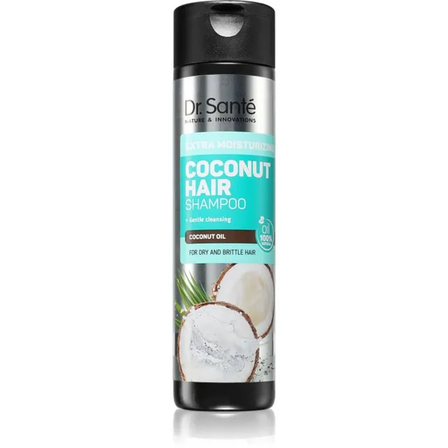 Dr. Santé Coconut Šampoon kookosõliga kuivadele ja habrastele juustele 250 ml