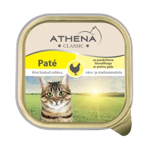 Täissööt. Kassitoit linnulihaga, ATHENA, 100 g