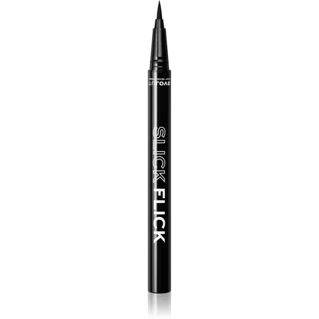 Revolution Relove Slick Flick Täpne vedel silmapliiats varjund Black 0,7 g