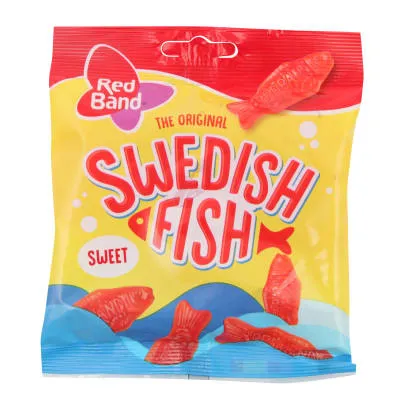 RED BAND SWEDISH FISH 100G