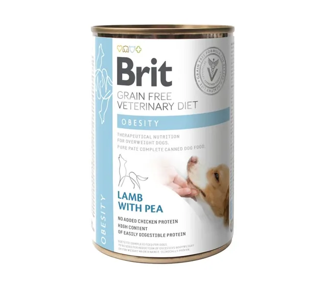 Brit GF Obesity erisööt, konserv koerale, 400 g