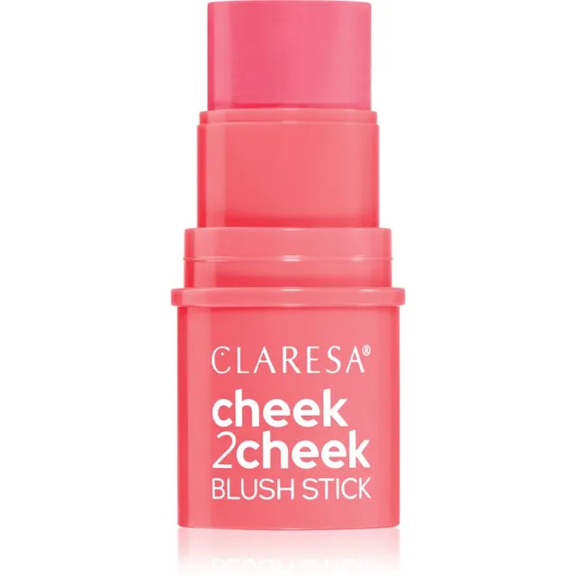 Claresa Cheek 2 Cheek Kreemjas põsepuna pulgakujuline varjund 02 Neon Coral 6 g