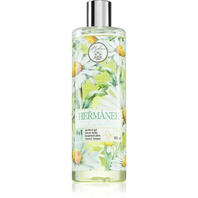 Bohemia Gifts Chamomile Pesemisgeel kehale ja juustele neli-ühes 400 ml