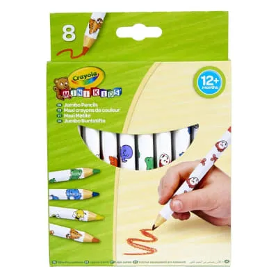 Pliiatsid Mini Kids Jumbo 8tk Crayola