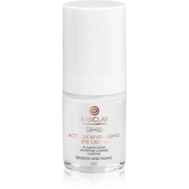 BasicLab Dermocosmetics Aminis Elustav silmakreem pinguldava toimega 18 ml