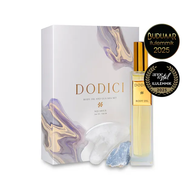 DODICI  kehaõli ja gua sha komplekt