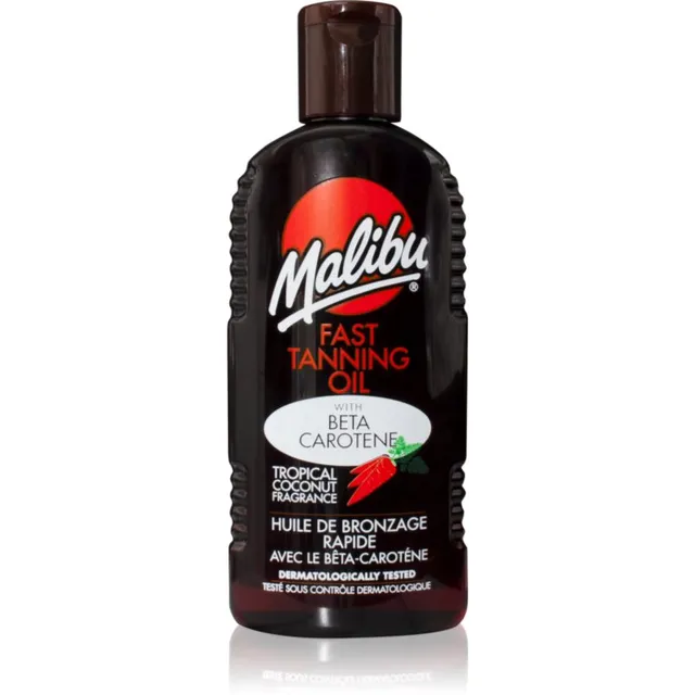 Malibu Fast Tanning Oil Näo ja keha päevituse kiirendaja 200 ml