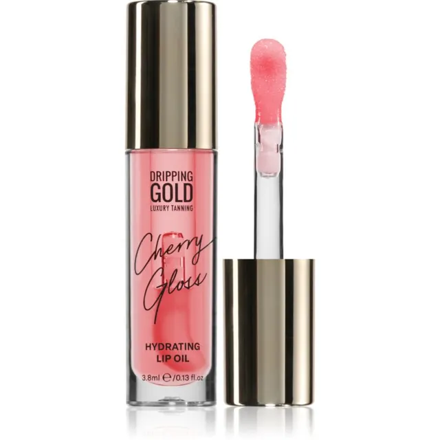 Dripping Gold Hydrating Cherry Gloss Huuleõli niisutava toimega varjund Cherry 3,8 ml