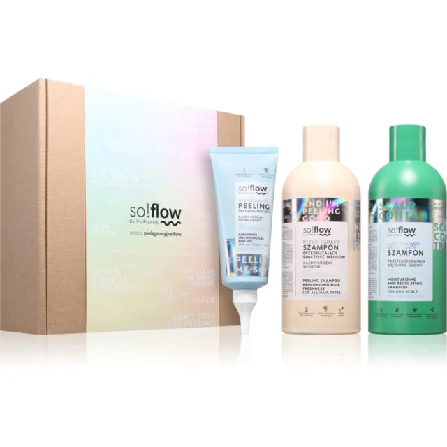 so!flow Scalp Detox & Deep Cleansing Set Kinkekomplekt rasusele peanahale