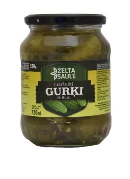 Zelta Saule Marineeritud Kurgid 720ml