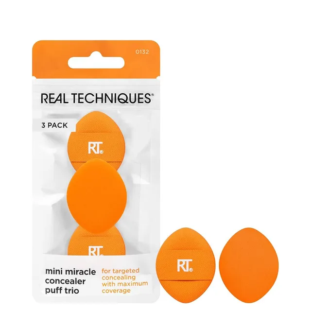 REAL TECHNIQUES Mini Miracle Concealer Puff Trio