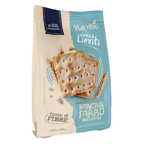Täistera speltakreekerid PANCRIK FARRO INTEGRALE, ökoloogilised