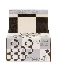 Checked Out krobelised fooliumilehed 12,7 x 27,9cm