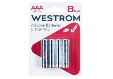 Patareid WESTROM AAA LR03 1.5V 8tk