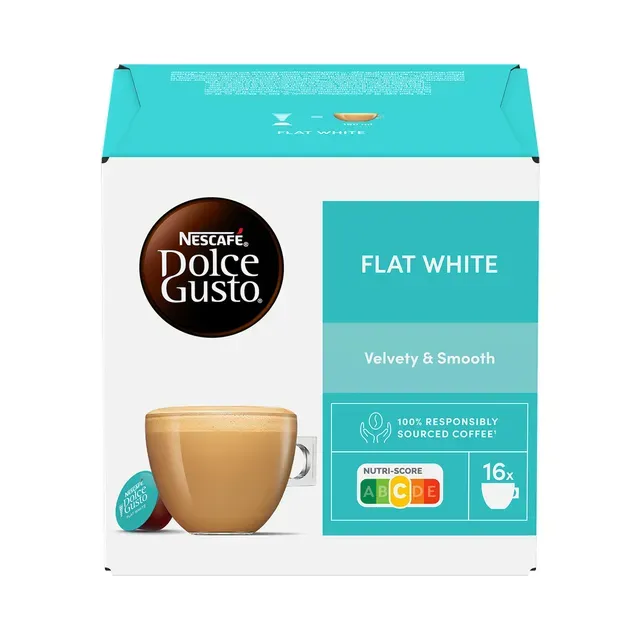Kohvikapslid Dolce Gusto Flat White, NESCAFE, 16 tk