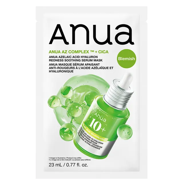ANUA Azelaic Acid Hyaluron Redness Soothing Serum Sheet Mask 23ml