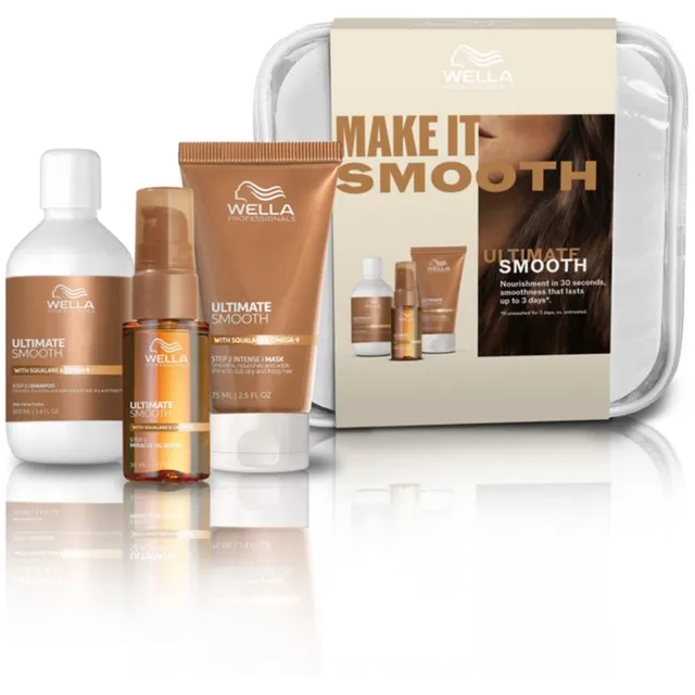 Wella Professionals Ultimate Smooth Set Reisikomplekt säravate ja pehmete juuste jaoks