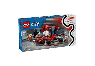 Konstruktor LEGO F1 Boksipeatus 60443