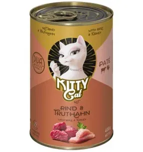 KITTY Cat kassi konserv veise- ja kalkunilihaga, teraviljavaba