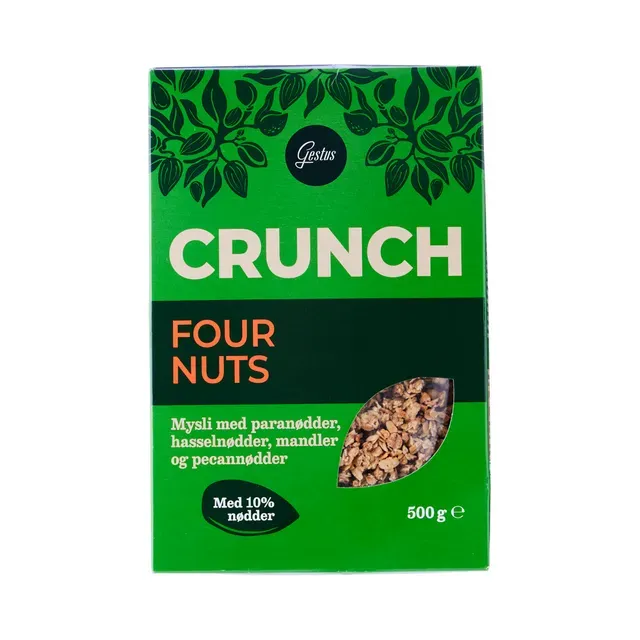 Krõbe müsli pähklitega, GESTUS, 500 g