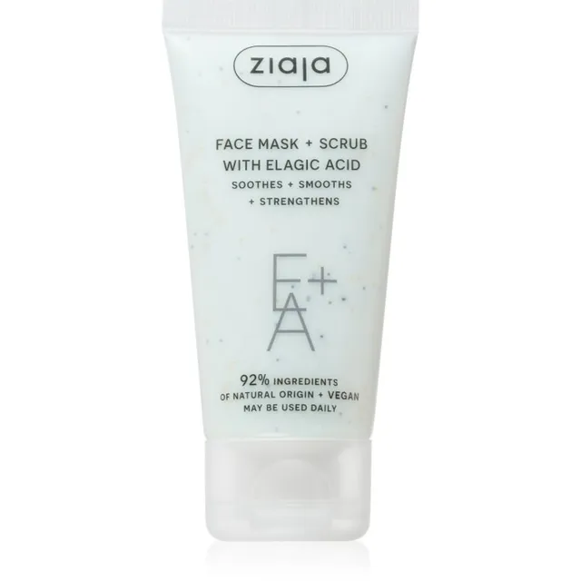 Ziaja Face Mask + Scrub with Elagic Acid Kooriv mask 55 ml