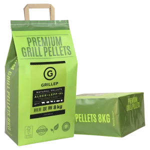 Grillep premium grillpellet 8kg lepp
