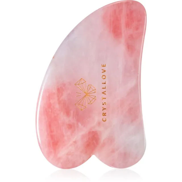 Crystallove Rose Quartz Gua Sha Massaaživahend 1 tk
