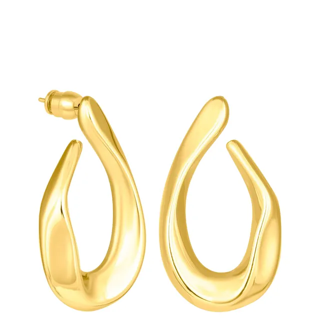 DONDELLA Fluéra Gold Earrings 12.2g