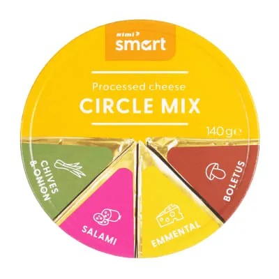 Sulatatud juustude valik Rimi Smart 140g