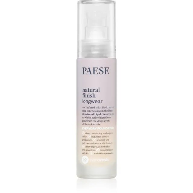 Paese Nanorevit Kauapüsiv jumestuskreem toitva toimega varjund 2,5 Sand Beige 30 ml