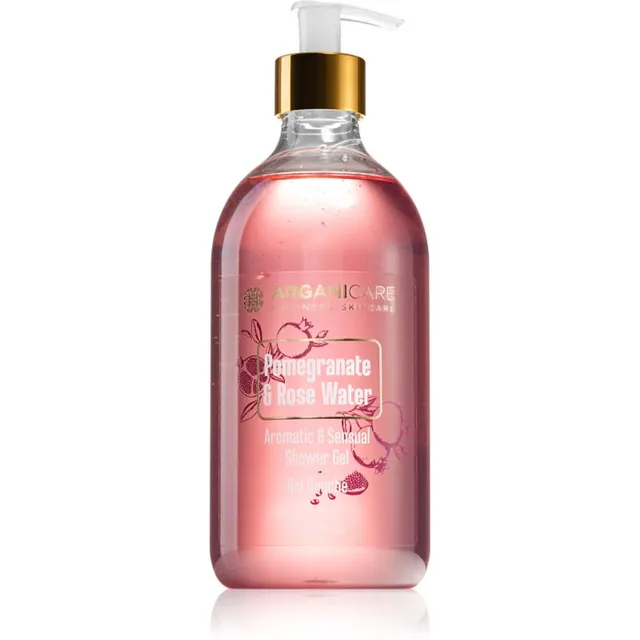 Arganicare Pomegrenate & Rose Water Shower Gel Oivaline dušigeel 500 ml