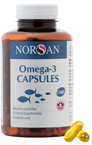 NORSAN Omega-3 kapslid kalaõliga