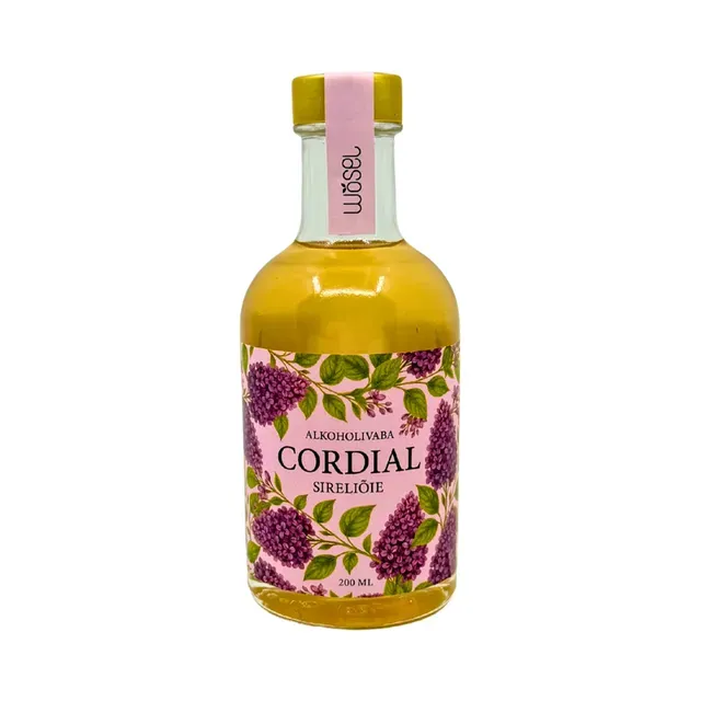Alkoholivaba joogipõhi sireliõie Cordial, WÖSEL, 200ml