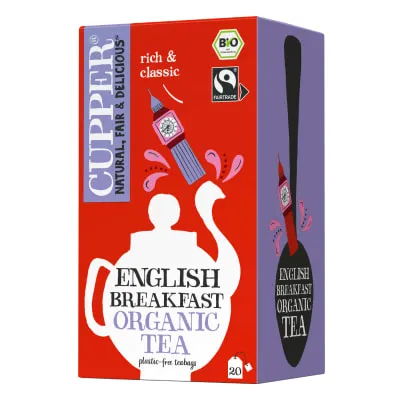 Tee must English Breakfast Cupper Öko 20x2,5g