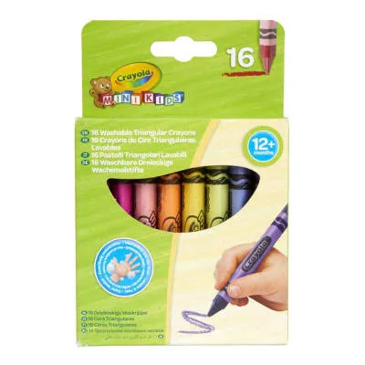 Kolmnurksed rasvakriidid Crayola 16tk