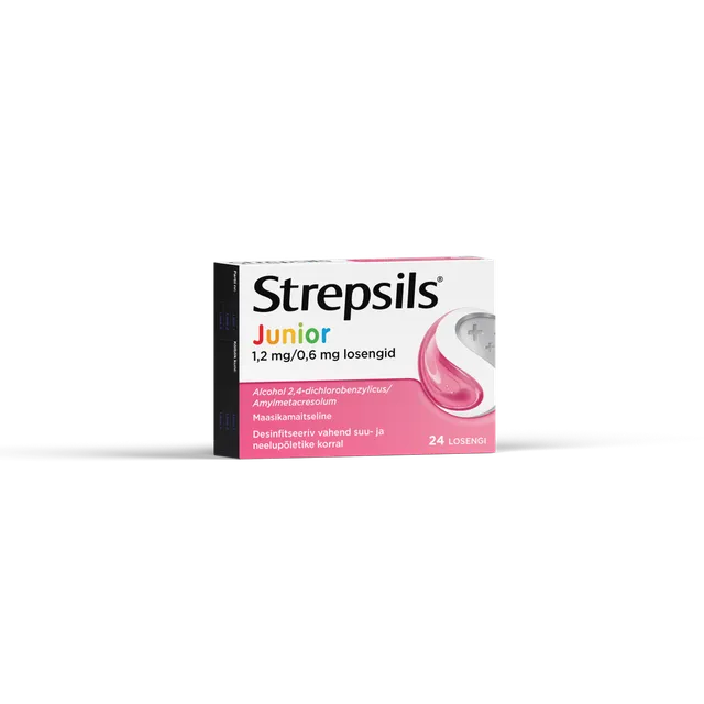 STREPSILS JUNIOR LOSENG 0.6MG+1.2MG N24