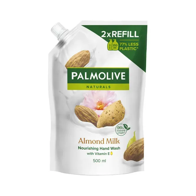 Vedelseep Naturals Almond täitepakend, PALMOLIVE, 500 ml
