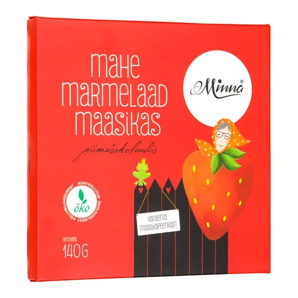Mahe marmelaad Maasikas piimašokolaadis 140g