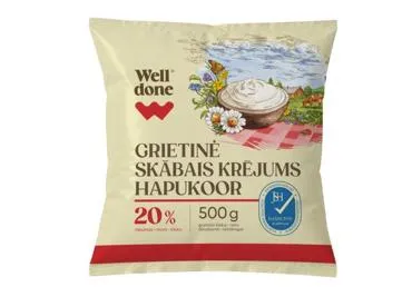 Hapukoor WELL DONE 20% 500g