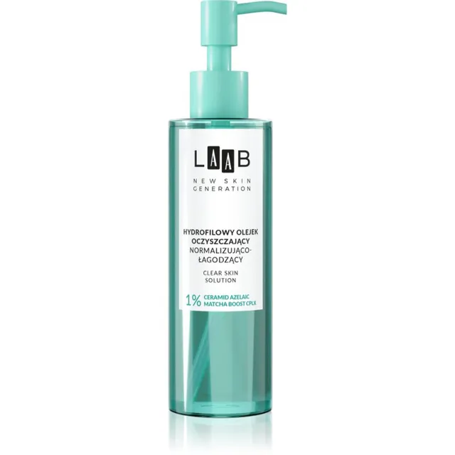 AA Cosmetics LAAB Clear Skin Solution Rahustav puhastusõli rasusele ja kombineeritud nahale 200 ml