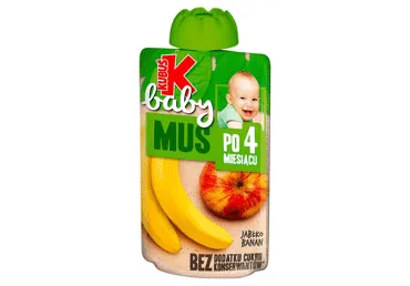 Smuuti õuna-banaani KUBUŠ BABY 4k 100g