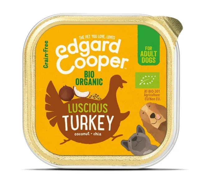 Edgard Cooper Bio Organic koerakonserv, kalkun, 100 g