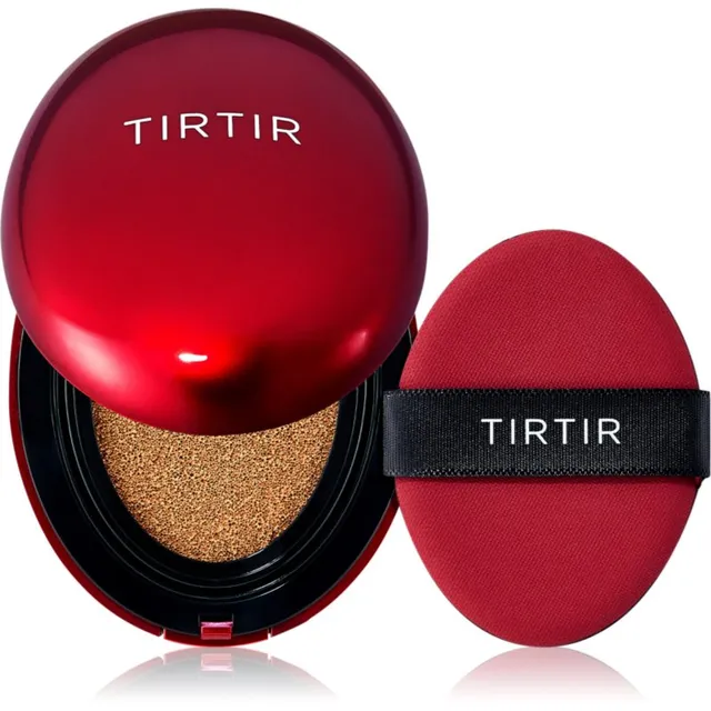TIRTIR Mask Fit Red Cushion Mini Kauapüsiv jumestuskreemikäsn varjund 33W Ginger 4.5 g