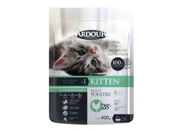 Kuiv kassitoit ARDOUR linnul 400g kitten